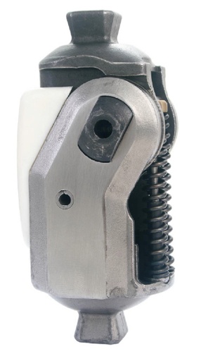Articulação de joelho monoaxial com assistência à extensão integrada, aço inoxidável