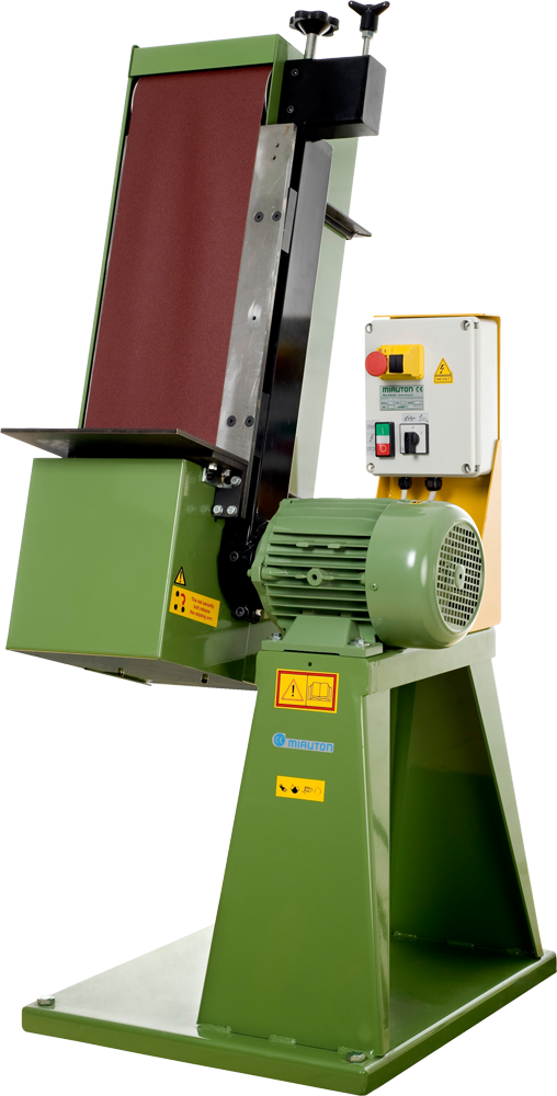 Wide abrasive belt sander, without tool kit
