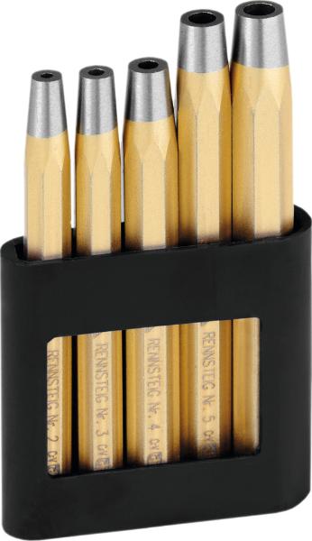 Rivet snap setter set in a plastic clip 5pc