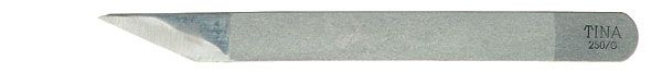 Faca para couro "Tina", reta, comprimento: 230 mm