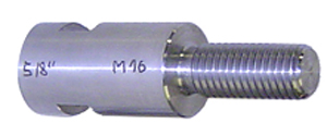 Adapter, 5/8 female / M16 male