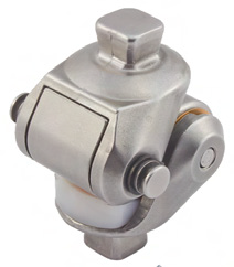 Monocentric knee joint with friction lock