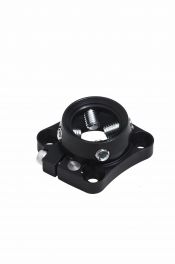Connecteur 4 trous avec receveur pyramidal rotatif, aluminium