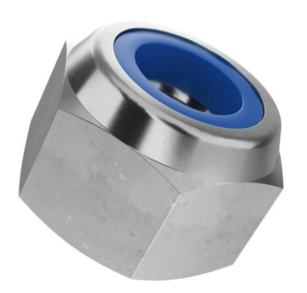 Safety nut, M6, 100pc