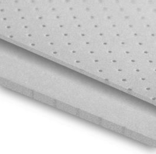 [00 W 13.4.WH] Plastazote perforated 4mm, white colour, 1m x 1m