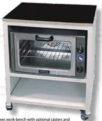 [121 W 010.W] Work-bench, for oven